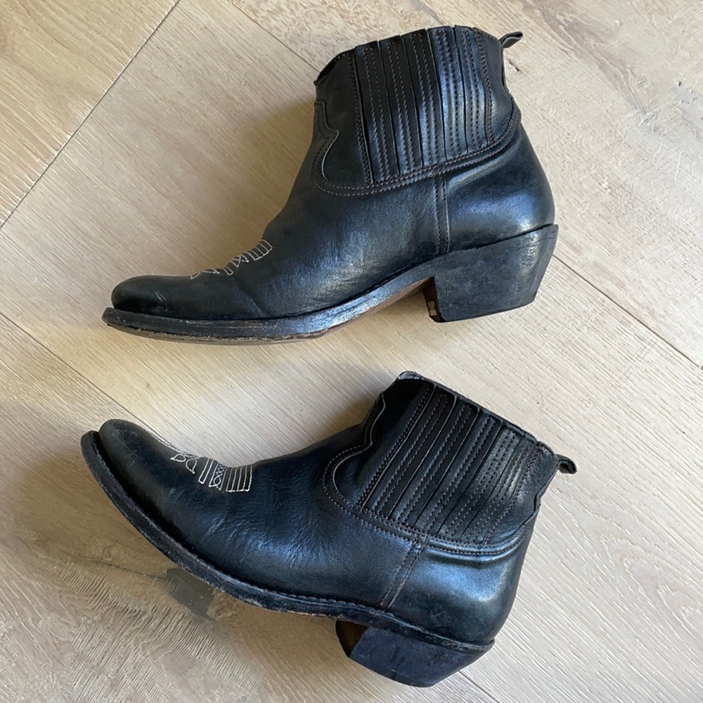 Golden Goose Black Crosby Boots. Size 36.